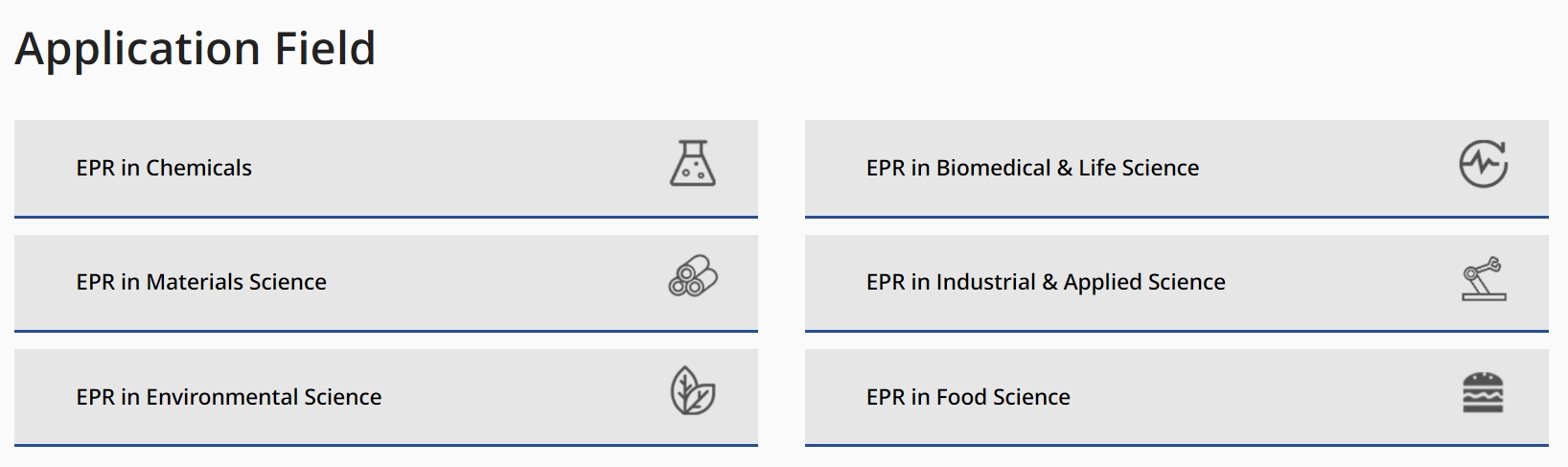 EPR 응용분야