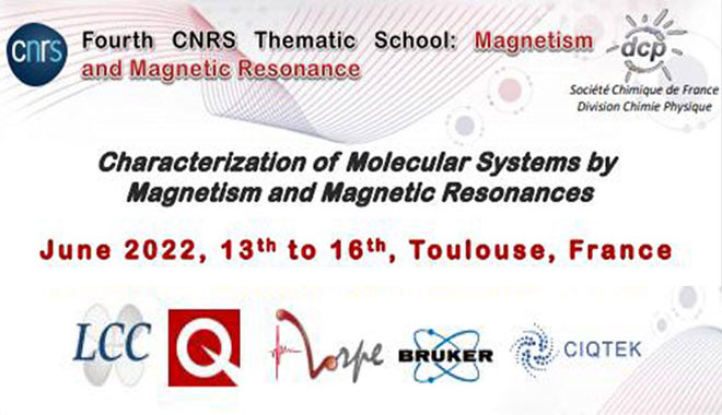 CIQTEK, 프랑스 툴루즈에서 CNRS 주제 학교 2022(자기 및 자기 공명) 후원