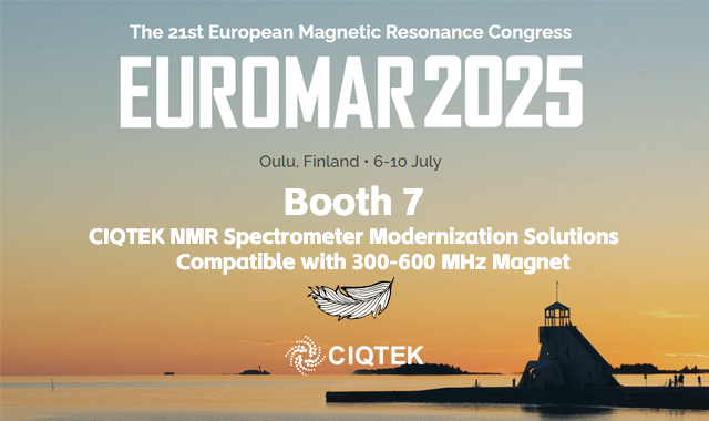 CIQTEK, 제21회 유럽 자기공명학회 EUROMAR 2025 부스 #7 참가