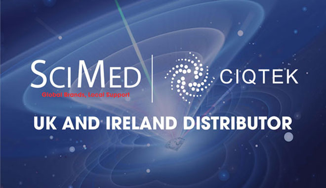 CIQTEK, 영국 및 아일랜드 대리점으로 SciMed를 선정