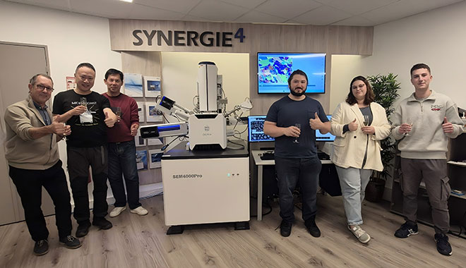 CIQTEK FESEM SEM4000Pro, SYNERGIE4 쇼룸에 설치 - 유럽 시장 진출의 새로운 도약