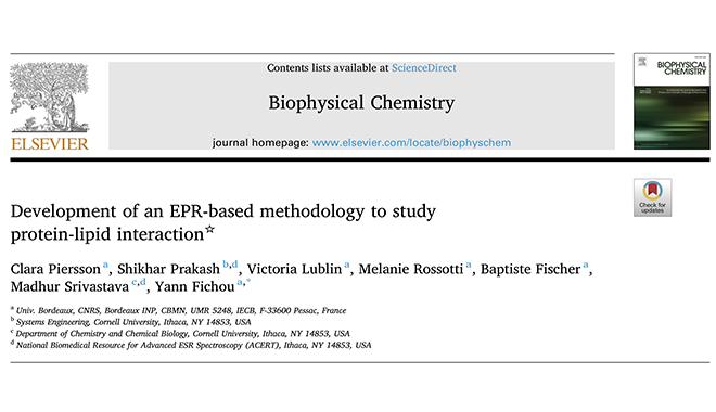 CIQTEK EPR200M은 프랑스 보르도 대학에서 동료 심사를 거친 타우-막 연구를 가능하게 합니다.
